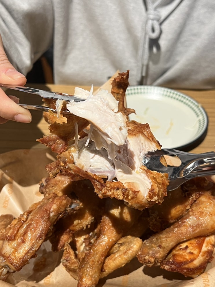  일산 풍동 치킨 맛집 보드람치킨, 한 마리 반 푸짐하게