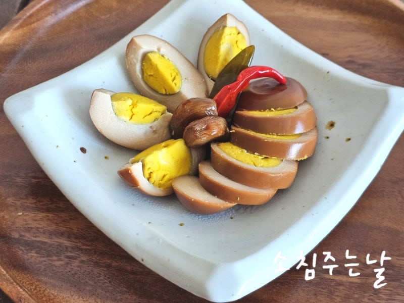구운 계란 맥반석 계란장조림 만들기 일주일 밑반찬