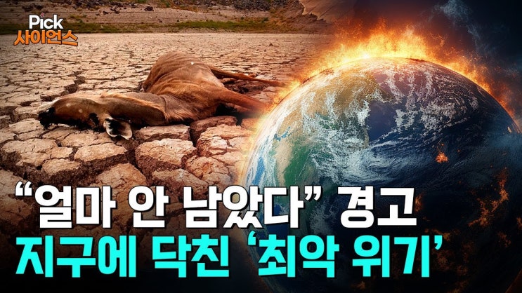“6차 대멸종” 섬뜩한 경고...인류가 바꿔놓은 충격적인 지구 상태 “6차 대멸종” 섬뜩한 경고...인류가 바꿔놓은 충격적인 지구 상태