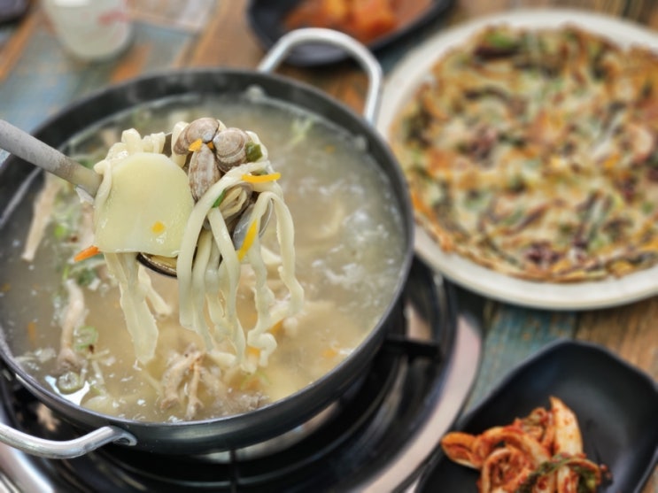  여주대 근처 여주칼국수맛집 삼봉이네 바지락이 가득