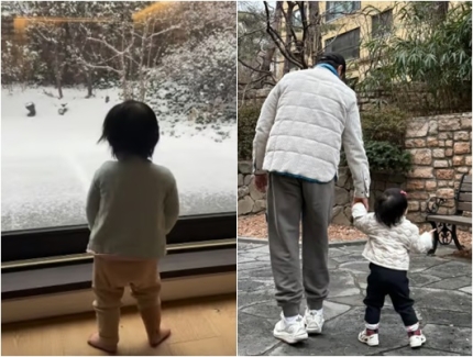 <b>이병헌</b>, 53세에 만난 딸... 행복한 하루 <b>이민정</b>도 “<b>질투</b> 나요!”