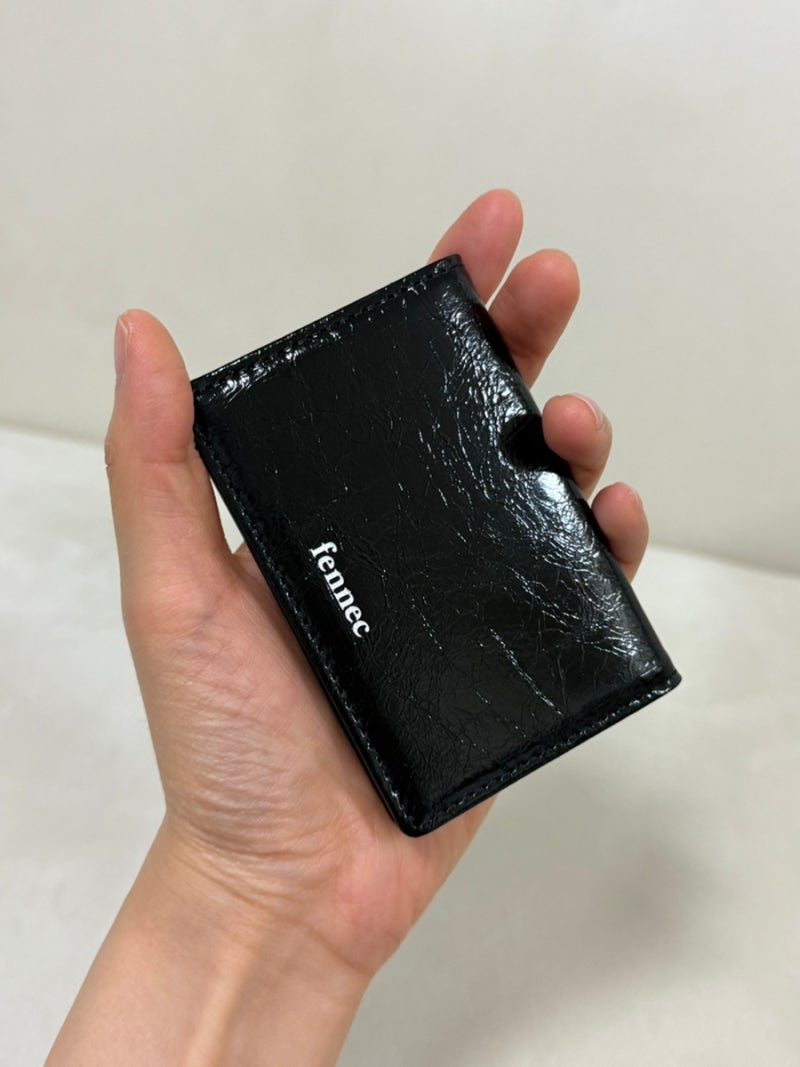 여자 페넥 크링클 카드지갑 블랙 추천