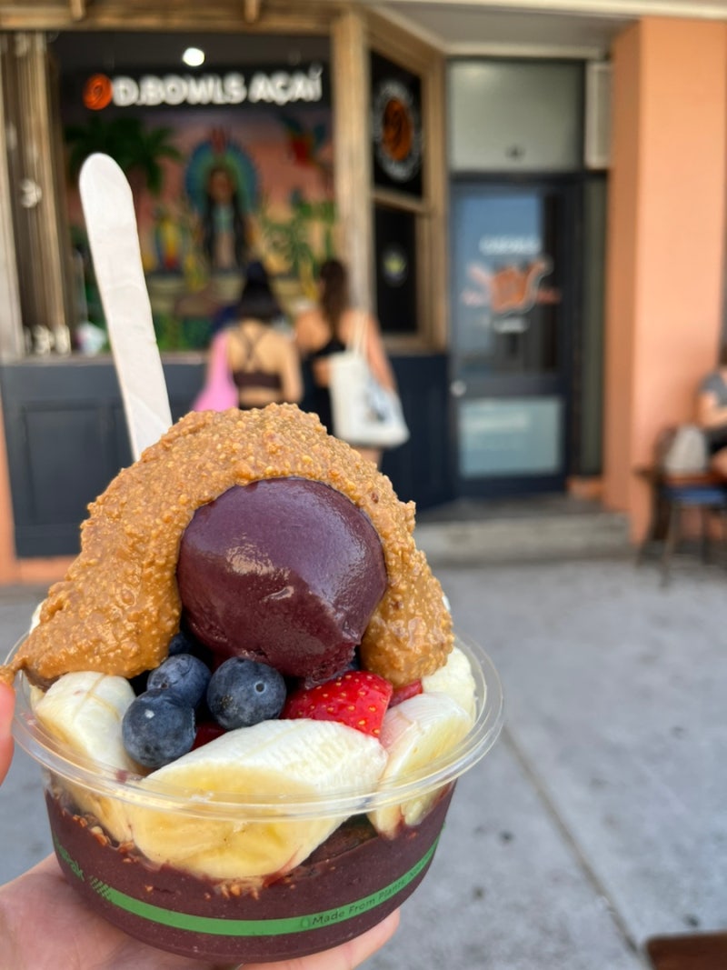 [시드니] 비치 주변 아사이볼 맛집 비교 (Bare Naked Bowls Bondi Beach | D.bowls | Pick n Eat Acai Bowl and Fon....