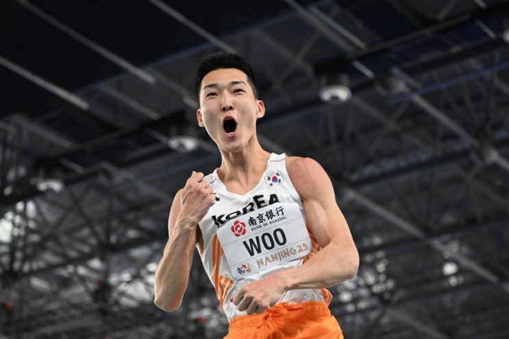  우상혁, 세계 실내 육상 선수권대회 우승! 다시 한 번 세계 정상을 뛰어넘다