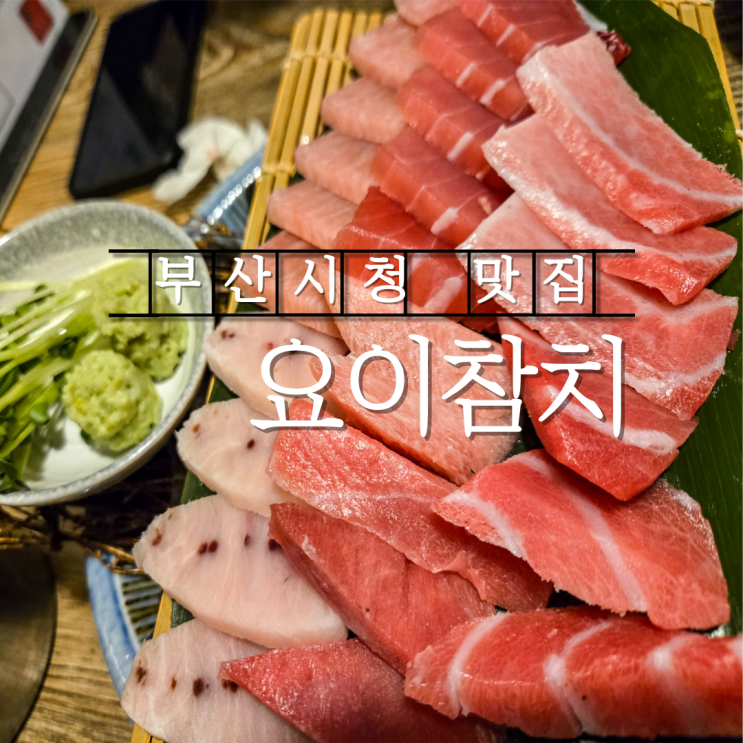  부산시청 맛집 신선한 참치 요이참치에 다녀온 후기