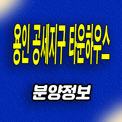  용인 공세지구 타운하우스 공세동 라피아노 단독주택 분양가 잔여세대