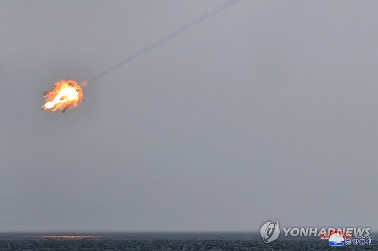 북, <b>지대공미사일</b>로 순항<b>미사일</b> 요격시험…<b>김정은</b> "자랑할만해"