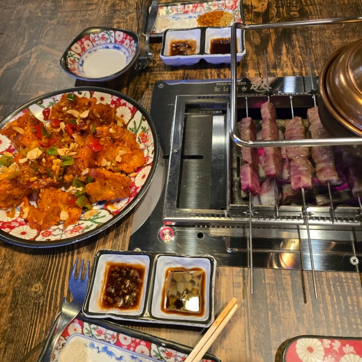 양덕이 본점인 포항양꼬치 맛집 『죽도양꼬치』 (양꽃갈비살, 깐풍새우, 유린기) 양덕이 본점인 포항양꼬치 맛집 『죽도양꼬치』 (양꽃갈비살, 깐풍새우, 유린기)