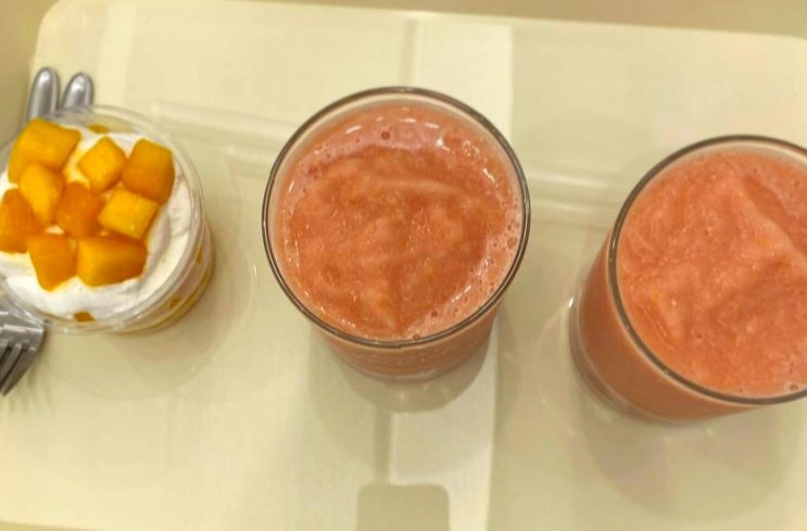 [홍대 카페 리뷰] 달콤한 망고 천국과 새콤달콤 꿀토마토의 만남, Hey Sweety