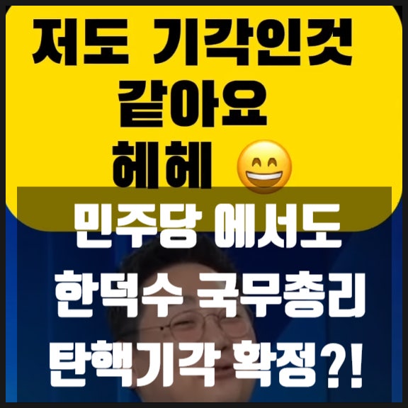 한덕수 국무총리 탄핵 기각 확정?! feat 민주당 강성필 한덕수 국무총리 탄핵 기각 확정?! feat 민주당 강성필
