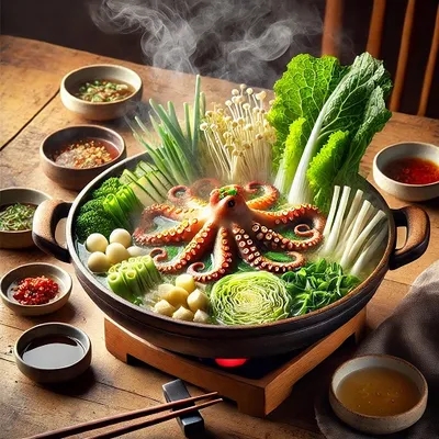  피로회복엔 쭈꾸미 샤브샤브로!집에서 간단하게 만들기