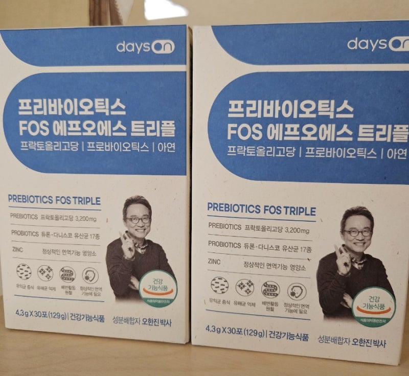 [유산균 추천] 데이즈온 프리바이오틱스 FOS 에프오에스 트리플 가성비 좋아요