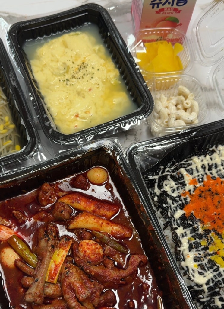  수원닭발맛집 매콤한 최애 국물닭발 세트 수향닭발