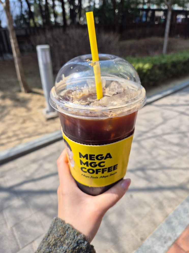  메가커피 신제품 헛개리카노 리뷰 해장 커피 가능?