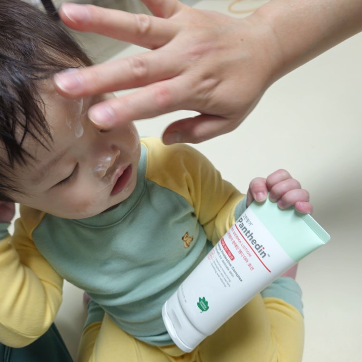  아기 건조할 때 보습력좋은 아기로션 판테딘 엠디더마로션