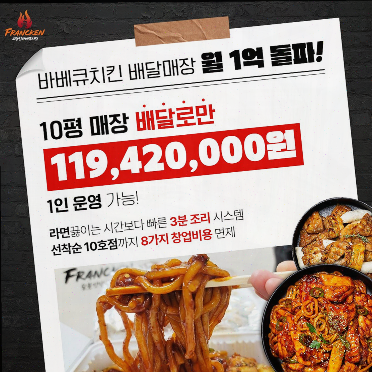  프랑킨바베큐치킨, 자동화 시스템으로 운영 부담을 낮추다