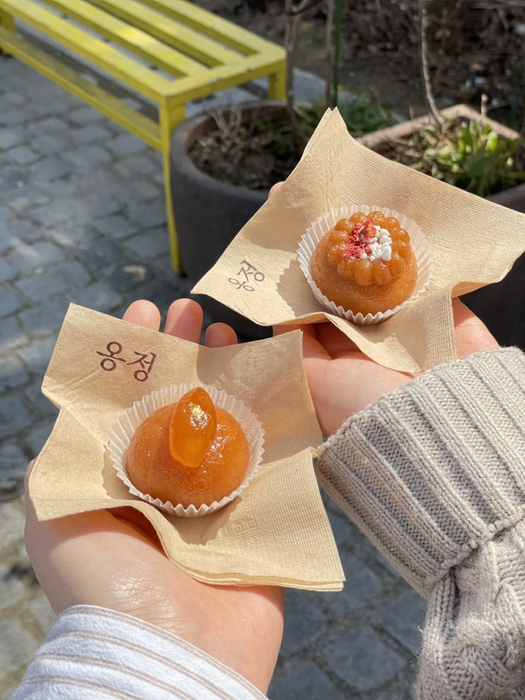  전주 한옥마을 기념품으로 좋은 개성주악 맛집 옹정