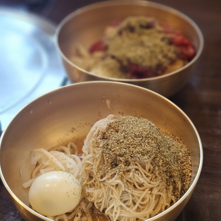  과천 선바위 순메밀 들기름 막국수 맛집 메밀장터