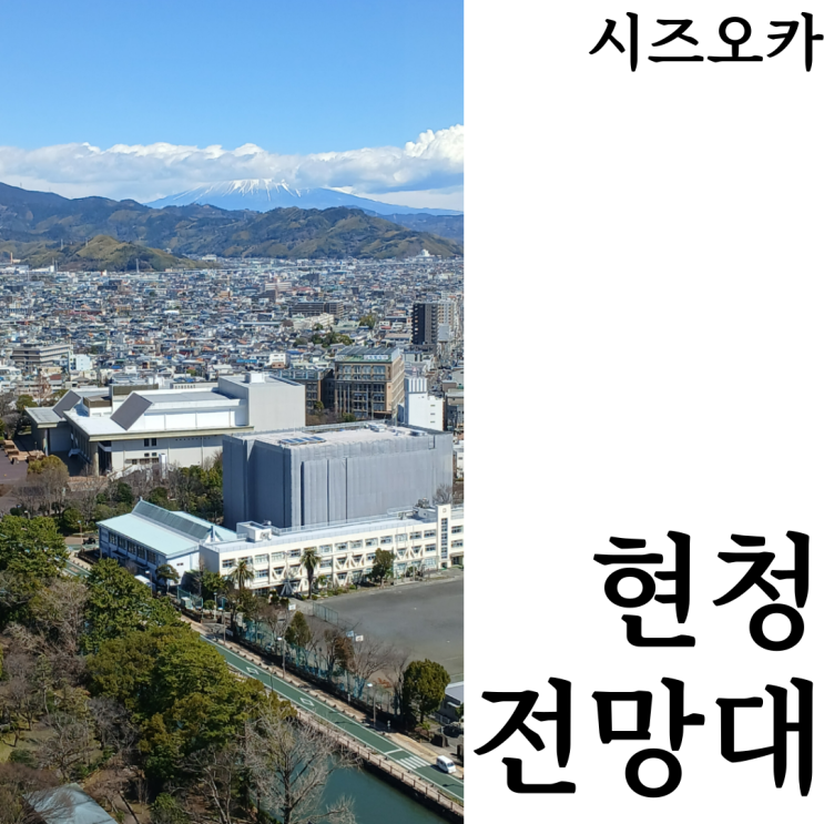  [시즈오카여행]후지산뷰 추천코스 시즈오카현청 별관 전망대