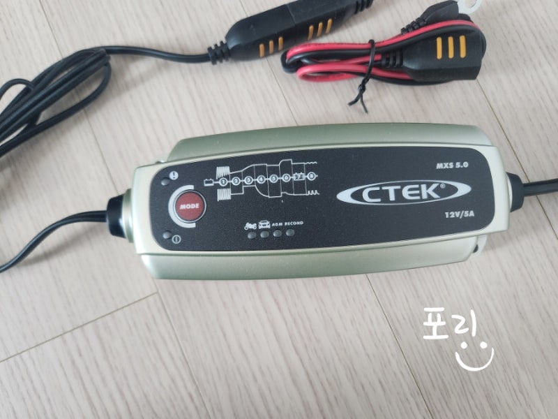️ CTEK MXS 5.0으로 오토바이 배터리 충전하기