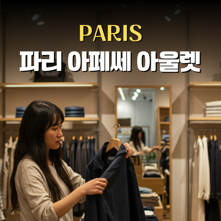  프랑스 파리 아페쎄 아울렛 매장 가는법 할인율 면세 알아봐요