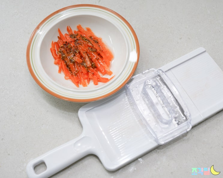  일본 채칼 드레텍 당근라페 채칼로 손쉽게 만들기