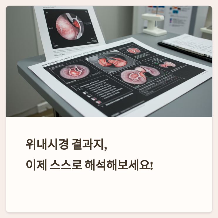  위내시경 결과지 해석 핵심, 의학 용어 완벽 해설 정리