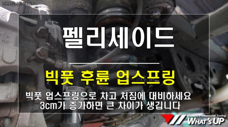 펠리세이드 후륜 3cm 1.5인치 업스프링 빅풋제품 장착 / 인천_와츠업