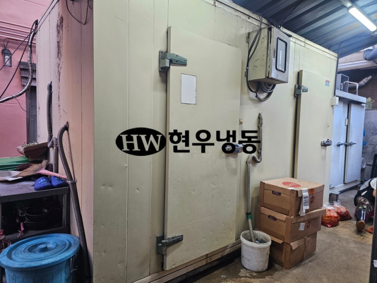  울산냉동창고수리 손잡이세트교체