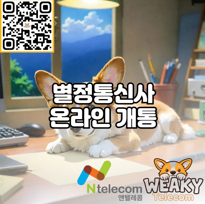  별정통신사 온라인 홈페이지에서 간편하게 개통하여 사용해 보자!