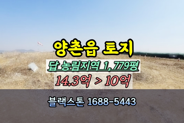  김포 양촌읍 농지 경매 누산리 토지 답 1천평대
