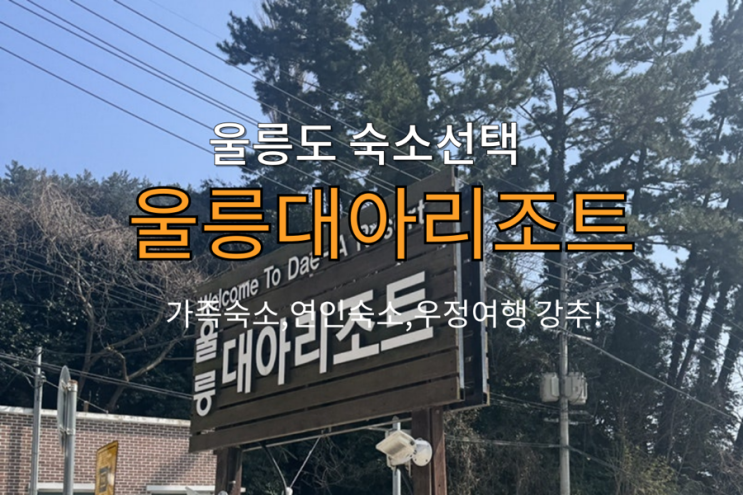  울릉도숙박 울릉대아리조트 별관 후기, 바다 전망 좋은 울릉도 리조트 추천 위치 짱