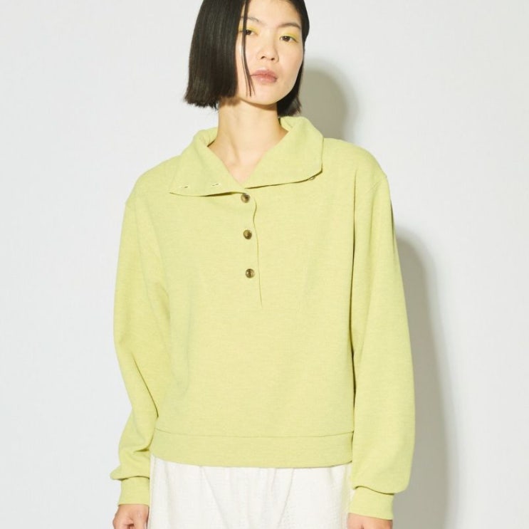  미디우미솔리드 하이넥 쇼트 풀오버 MIDIUMISOLID for Ladies