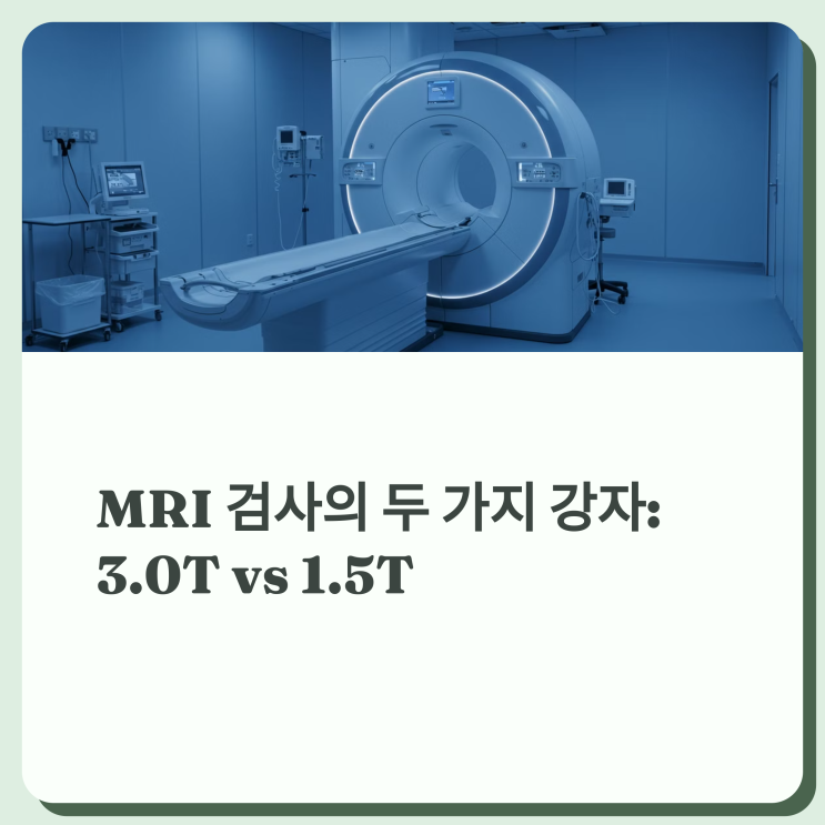  MRI 성능의 비밀: 3.0T와 1.5T의 차이점 완벽 해설
