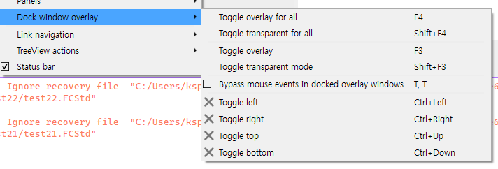 FreeCAD Task panel Model panel 사라졌을 때 : 네이버 블로그
