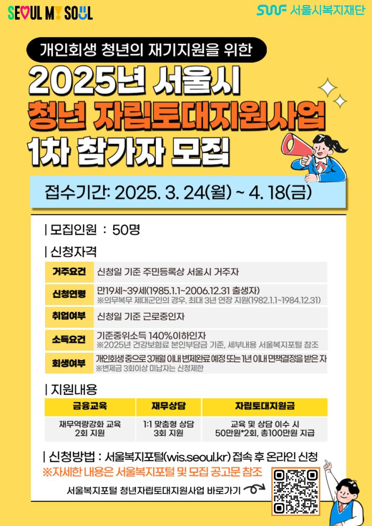  개인회생 끝낸 청년, 서울시가 응원합니다!