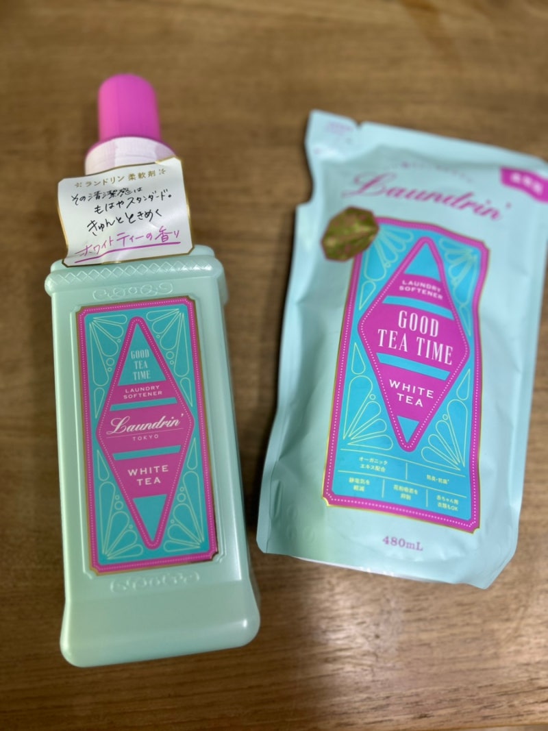 란도린 섬유 유연제 신제품 추천 GOOD TEA TIME WHITE TEA