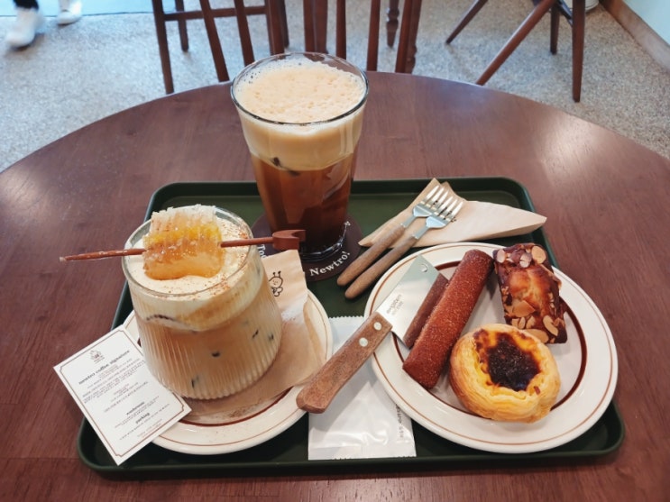  청라 카페 모다아울렛 카페 뉴트로커피