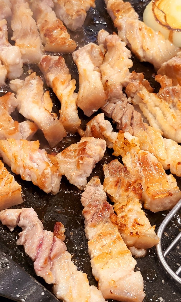  [연산동]20년 경력의 육부장이 직접 손질하는 부산 미나리 삼겹살 맛집 '토곡정'