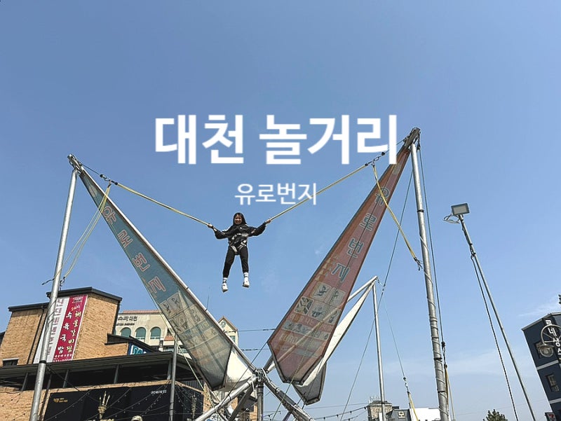 대천해수욕장 아이와 놀거리 와우랜드 유로번지