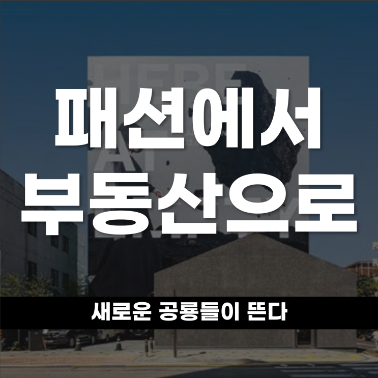  패션에서 부동산으로 새로운 공룡들이 뜬다