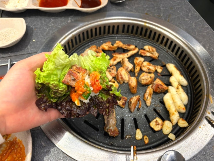  속초 무한리필 맛집 사계진미숯불닭갈비