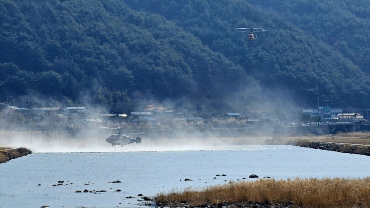 <b>지리산</b> <b>산청</b> <b>산불</b> 3/24일 오전의 현장