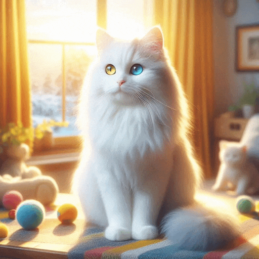  고양이 눈색 다른 이유,오드아이 고양이 특징