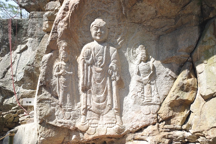 서산 마애삼존불상, 보원사지 오층석탑 - 서산 가볼 만한 곳 서산 마애삼존불상, 보원사지 오층석탑 - 서산 가볼 만한 곳