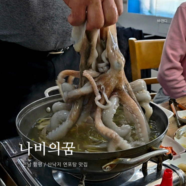  함평 연포탕 산낙지 맛집 나비의꿈 (가격)