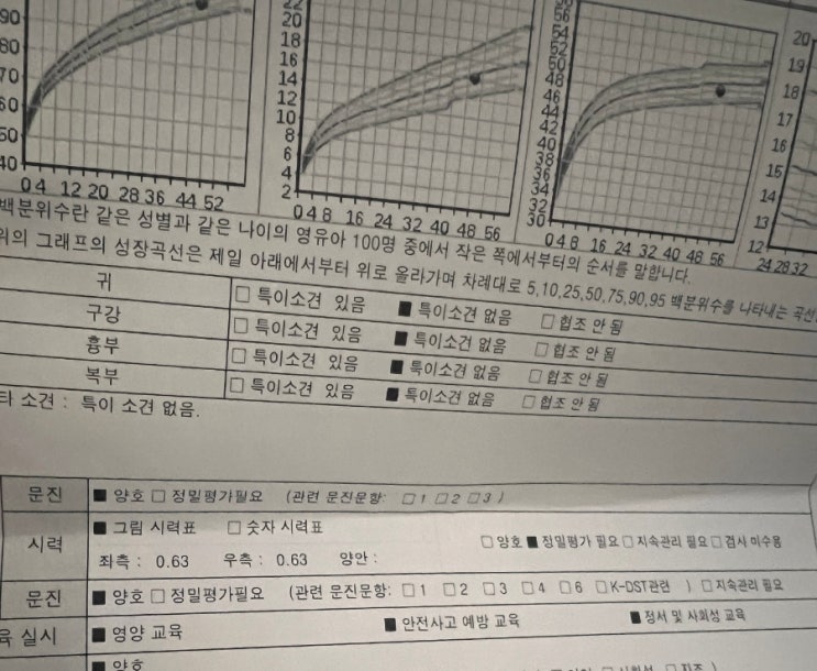 48개월 영유아검진! 아이 시력검사 0.6 측정 후 안과 정밀검사 받은 후기 48개월 영유아검진! 아이 시력검사 0.6 측정 후 안과 정밀검사 받은 후기