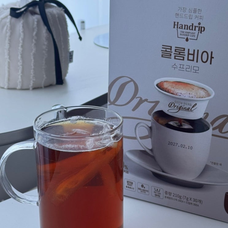  집들이 선물로 좋은 드립커피 핸드립 콜롬비아 수프리모