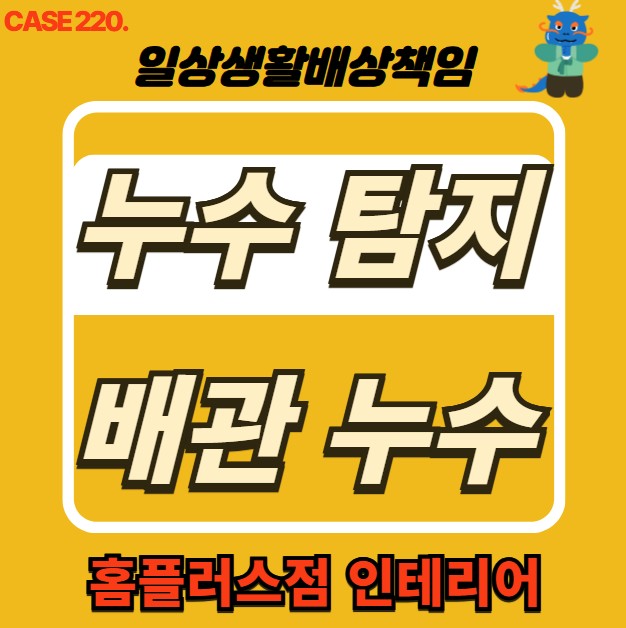  도봉구 누수 전문 홈플러스점 인테리어 & 누수 탐지, 배관 누수