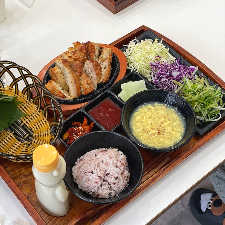 창원 봉곡동 맛집 쌈마이닭쌈밥 봉곡점:기본, 양념, 마늘 후기